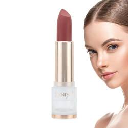 Matter Lippenstift für Frauen | Hochpigmentierter wasserfester Lipgloss - Nude-Lippenstift für Mädchen und Frauen, hochpigmentierte Farbe und sofortiger Glanz, roter Lippenstift Ewoke von EWOKE