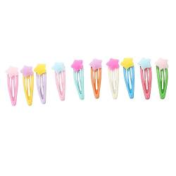 EXCEART 10st Prinzessin Haarspange Schnappklammern Haar Klammern Dekorative Haarspange Haarspangen Für Kinder Haarklammer Schöne Haarspangen Mädchen Harz Kleine Haaraccessoires Die Blumen von EXCEART