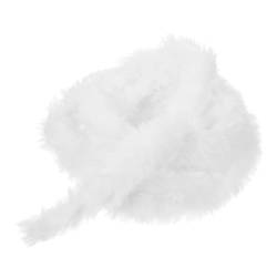 EXCEART 3 Stück Kunstwolle Weihnachtlicher Weißer Pelzbesatz Kopfbänder Für Damenhaare Warme Stirnbänder Für Frauen Kunstpelzband Zwerg Elastisches Band Kunstpelzbesatz von EXCEART