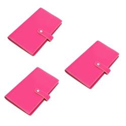 EXCEART 3St Geschäftsbuch kreditkartenhalter Credit Card Holder Geldbörsen für Frauen visitenkartenhalter für Damen Brieftasche Damen Bücherregale Inhaber der Mitgliedschaft Namensbuch von EXCEART