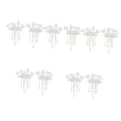 EXCEART 5 Paare Antiker Paarclip Japanische Haarspange Haarspangen Mit Blumen Hanfu-haarspange Haarspange Blumen Haarnadeln Vintage-haarschmuck Quaste Glas Fräulein Haarnadel von EXCEART