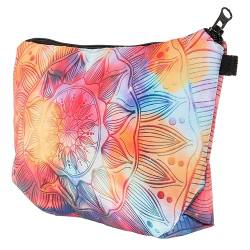 EXCEART Mandala-Aufbewahrungstasche Kosmetiktasche Toilettenartikel-Organizer-Tasche Kosmetik-Reisetasche Make-up-Taschen-Organizer Tasche Für Make-up Fräulein Drucken Polyester Zubehör von EXCEART