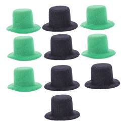 EXCEART Minipuppe 5st Hut Zubehör Haarschmuck Vlies Charme Ausgabekarte Mini-Partyhüte von EXCEART