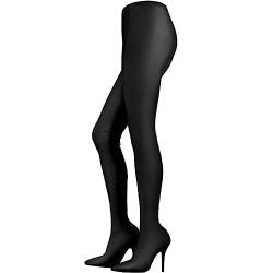 EXECAB Damenstrümpfe, Overknee-Stiefel, Übergröße, Stretch-Stiefel, Stiletto-High-Heels, Overknee-Hosenstiefel, spitze Zehen, sexy lange Stiefeletten,Schwarz,43 von EXECAB