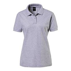 EXNER Damen Polo-Shirt für Medizin, Gastro, Freizeit, Sport, Golf, Farbe Heather Grey, Größe 4XL von EXNER