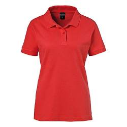 EXNER Damen Polo-Shirt für Medizin, Gastro, Freizeit, Sport, Golf, Farbe rot, Größe L von EXNER