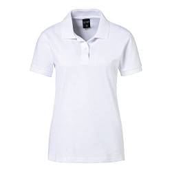 EXNER Damen Polo-Shirt für Medizin, Gastro, Freizeit, Sport, Golf, Farbe weiß, Größe 3XL von EXNER