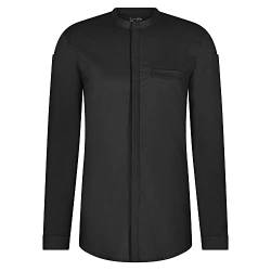 EXNER Funktions-Jacke, Kochjacke, Slim fit mit Polo Piqué, Langarm, Farbe schwarz, Größe 5XL von EXNER