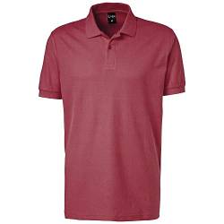 EXNER Herren Polo-Shirt für Medizin, Gastro, Freizeit, Sport, Golf, Farbe Bordeaux, Größe 5XL von EXNER