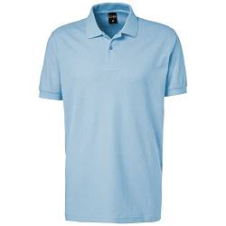 EXNER Herren Polo-Shirt für Medizin, Gastro, Freizeit, Sport, Golf, Farbe Light Blue, Größe 5XL von EXNER