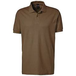 EXNER Herren Polo-Shirt für Medizin, Gastro, Freizeit, Sport, Golf, Farbe Toffee, Größe 5XL von EXNER