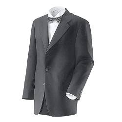 EXNER Herren-Sakko, Anzug-Jacket, einreihig, 3-Knopf, Farbe anthrazit, Größe 56 von EXNER