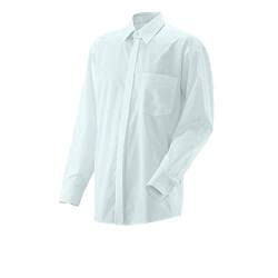 EXNER Ober-Hemd mit Smokingkragen, Langarm, Baumwoll-Mischgewebe, Farbe weiß, Größe 51/52 von EXNER