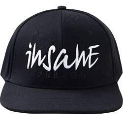 EXPRESS-STICKEREI Cap mit Spruch “Insane | Outdoor Snapback mit Verschluss verstellbare Unisex Kappe Verrückt | Sport Freizeit Basecap | Baseball Kappe Männer Frauen | Einheitsgröße von EXPRESS-STICKEREI