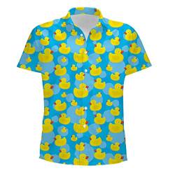 EYNDYN Lässiges Hawaii-Hemd für Herren, mit Knopfleiste, Strandhemden, tropische Sommerhemden, Stil D, Groß von EYNDYN