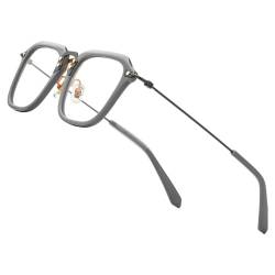 EYPKPL Leichte Brillengestelle Acetat-Brillengestelle Stilvolle quadratische Brillen Hochwertige Brillengestelle Geschenke von EYPKPL