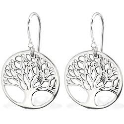 EYS JEWELRY Ohrhänger Damen Baum des Lebens Lebensbaum Weltenbaum 925 Sterling Silber Damen-Ohrringe von EYS JEWELRY