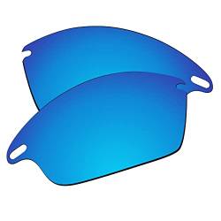 EZReplace Ersatzgläser for Oakley Fast Jacket OO9097 Sonnenbrillen (polarisierte Gläser) - Passend for Oakley Fast Jacket Rahmen (Eisblau) von EZReplace