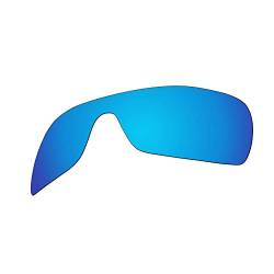 EZReplace Ersatzgläser für Oakley Batwolf OO9101 Sonnenbrillen (polarisierte Gläser) - Passend für Oakley Batwolf Rahmen (Eisblau) von EZReplace