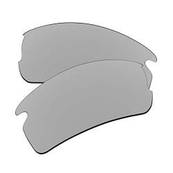 EZReplace Ersatzgläser für Oakley Flak 2.0 OO9295 Sonnenbrillen (polarisierte Gläser) - Passend für Oakley Flak 2.0 Rahmen (Metall silber) von EZReplace