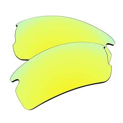 EZReplace Ersatzgläser für Oakley Flak 2.0 XL OO9188 Sonnenbrillen (polarisierte Gläser) - Passend für Oakley Flak 2.0 XL Rahmen (Goldgelb) von EZReplace