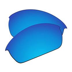 EZReplace Ersatzgläser für Oakley Flak Jacket Sonnenbrillen (polarisierte Gläser) - Passend für Oakley Flak Jacket Rahmen (Eisblau) von EZReplace
