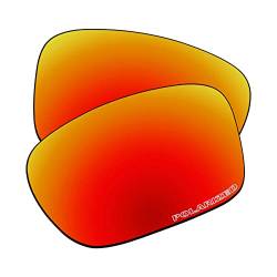 EZReplace Ersatzgläser für Oakley Jupiter Squared OO9135 Sonnenbrille (polarisierte Gläser), Aktualisiertes Polycarbonat, Feuerrot, Einheitsgröße von EZReplace