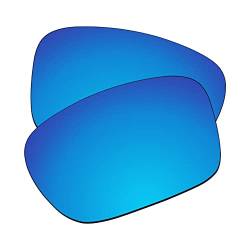 EZReplace Ersatzgläser für Oakley Mainlink OO9264-57 mm Sonnenbrille (polarisierte Gläser), Aktualisierte Polycarbonat-AR-Beschichtung, Eisblau, Einheitsgröße von EZReplace