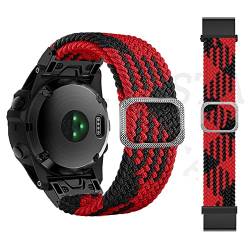 EZZON 22 mm Nylon-Armband für Garmin Fenix 6, 6Pro, 5, 5Plus, 7, Forerunner 935, 945, Approach S60, S62, Armband für Garmin Epix, 22mm Fenix 5 5Plus, Achat von EZZON