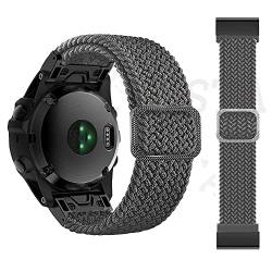 EZZON 22 mm Nylon-Armband für Garmin Fenix 6, 6Pro, 5, 5Plus, 7, Forerunner 935, 945, Approach S60, S62, Armband für Garmin Epix, For Fenix 7, Achat von EZZON