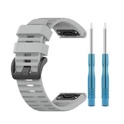 EZZON 26 mm Sport-Silikon-Uhrenarmband für Garmin Enduro/TACTIX DELTA Easy Fit Schnellverschluss-Wirstband für Garmin 6X Pro Armband, For enduro, Achat von EZZON