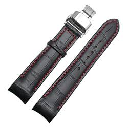 EZZON Uhrenarmband mit gebogenem Ende, für Citizen BL9002-37 05A BT0001-12E 01A, echtes Leder mit Schmetterlingsschnalle, 20, 21, 22 mm, modisches Armband, 22 mm, Achat von EZZON