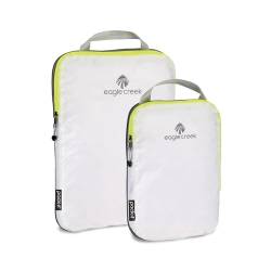 Eagle Creek Pack-It Specter Compression Cube Set Kofferorganizer | Reisetasche | 3 x 25 x 18 cm | Set | white/strobe (002) von Eagle Creek