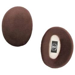 Earbags Bandlosen Ohrwärmers/Velvet Braun Earmuffs - Groß von Earbags