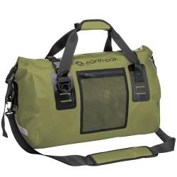 Earth Pak Wasserfeste Reisetasche- Hochwertige Duffel Bag Größen 50L / 70L - Ideal als Reisetasche, Segeltasche, Fitnesstasche oder Expeditionstasche (Grün, 70L) von Earth Pak