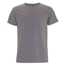 EarthPositive - Men's Heavy T-Shirt/Melange Grey, L von EarthPositive