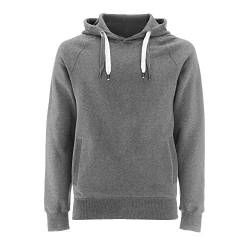 EarthPositive - Unisex Organic Hoodie/Melange Grey, XL von EarthPositive