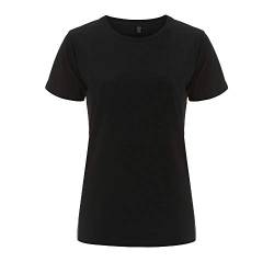 EarthPositive - Women's Classic Jersey T-Shirt / Black, XL von EarthPositive