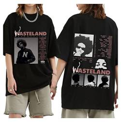 Brent Faiyaz T-Shirt 2022 Music Album Print T-Shirts Übergroßes Hip Hop Streetwear Unisex Kurzarm T-Shirt Black,L von East-hai-buy