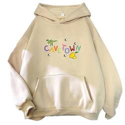 Cavetown Fan Print Hoodie Cartoon Lemon Boy Grafik Sweatshirt Männer Hoody Y2k Frauen Kawaii Fleece Pullover Kahki,S von East-hai-buy