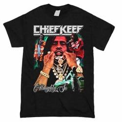 Chief Keef Graphic Tee Mode Herren Damen Baumwolle Kurzarm T-Shirt Top von East-hai-buy