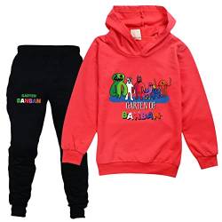 East-hai-buy 2023 Drucken Kinder Trainingsanzüge Set Cartoon Spiel Oberteil mit Kapuze und Unterteil Casual Hoodie und Jogger Hosen für Jungen Mädchen color2,170 von East-hai-buy