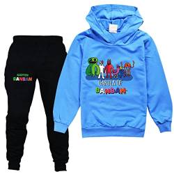 East-hai-buy 2023 Drucken Kinder Trainingsanzüge Set Cartoon Spiel Oberteil mit Kapuze und Unterteil Casual Hoodie und Jogger Hosen für Jungen Mädchen color7,120 von East-hai-buy