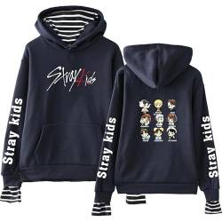 East-hai-buy Kpop Stray Kids Hoodie Frühlings Mode Kapuzenpullover Harajuku Langarm Sweatshirts Pullover Frauen Mädchen Tops von East-hai-buy