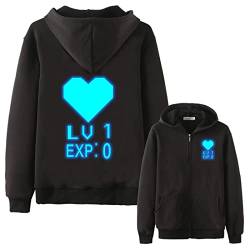 East-hai-buy Undertale Leuchtend Anime Hoodie Männer Frauen Kapuzenpulli Casual Undertale Toriel-Sans Reißverschluss Jacke Mantel von East-hai-buy