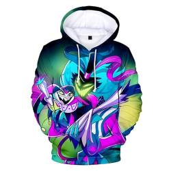 Helluva Boss Hoodie Erwachsene Kinder Kapuzenpullover 3D Langarm Sweatshirt Harajuku Streetwear 2022 Cartoon Anime Helluva Boss Pullover für Frauen Männer Jungen Mädchen von East-hai-buy