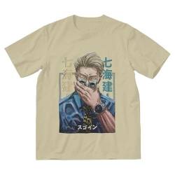T-Shirts Männer Kurzarm Baumwoll Tshirts Nanami Kento Tee Shirts Top Neuheit T-Shirt Geschenk Khaki von East-hai-buy
