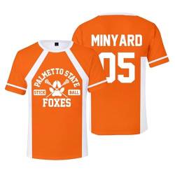 The Foxhole Court Palmetto-State Foxes Jersey Cosplay Minyard 3D T-Shirt für Männer und Frauen von East-hai-buy