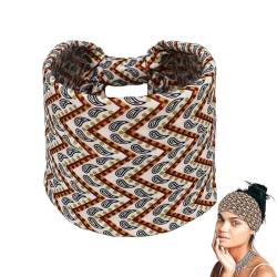 Eastuy Twist-Stirnbänder für Damen,Yoga Boho Stirnband rutschfest | Modische elastische Stretch-Haarbänder, Workout-Kopftuch für Valentinstag, Geburtstag von Eastuy