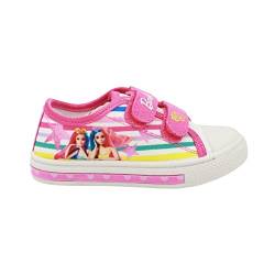 Leinwand Schuhe mit Lichtern Frühling Sommer Rosa Barbie, Rosa, 30 EU von Easy Shoes